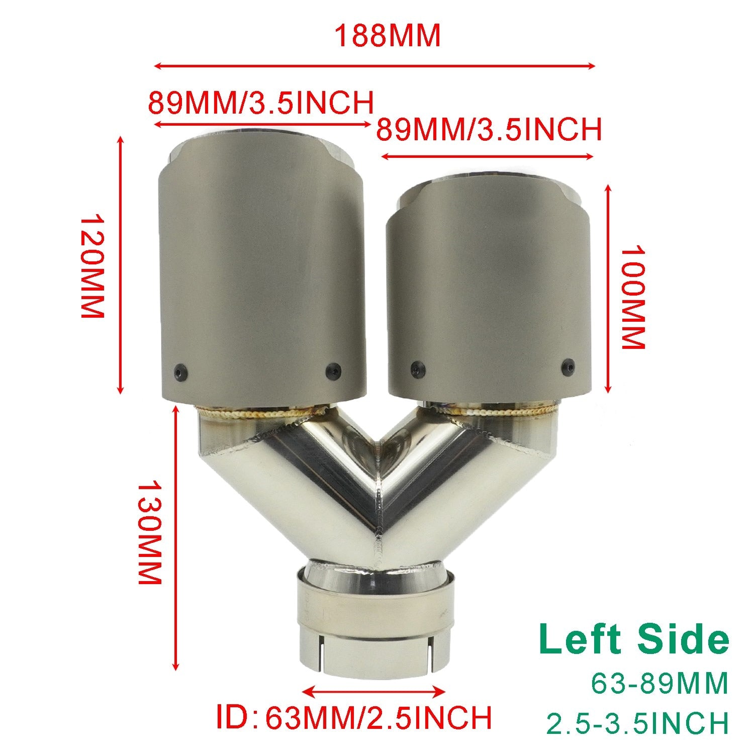 Car Exhaust Muffler Tip Universal