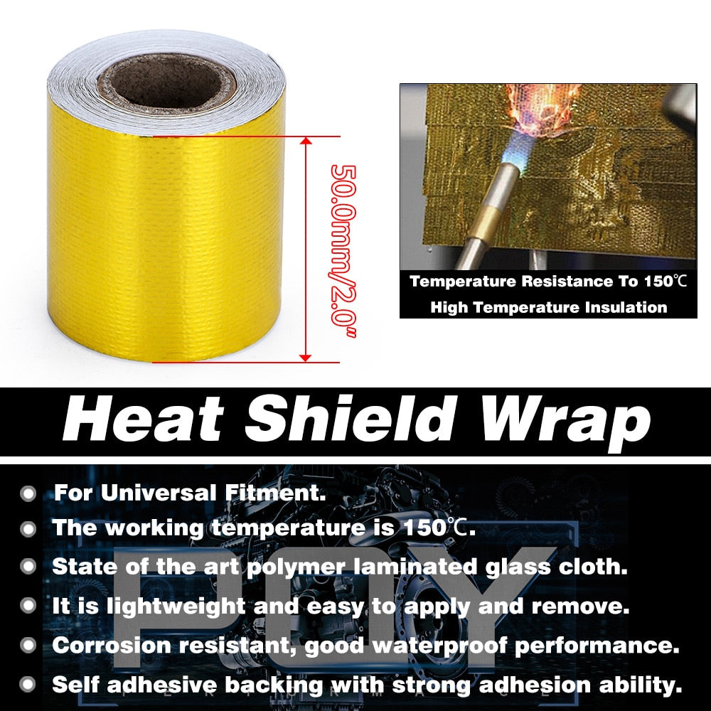 Thermal tape for turbo exhaust