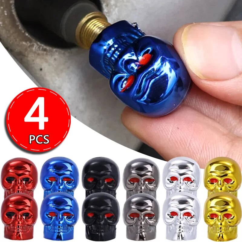 Universal valve cover with skull