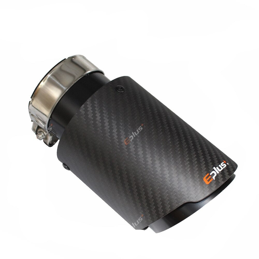 Automotive Brushed Carbon Fiber Muffler Tip