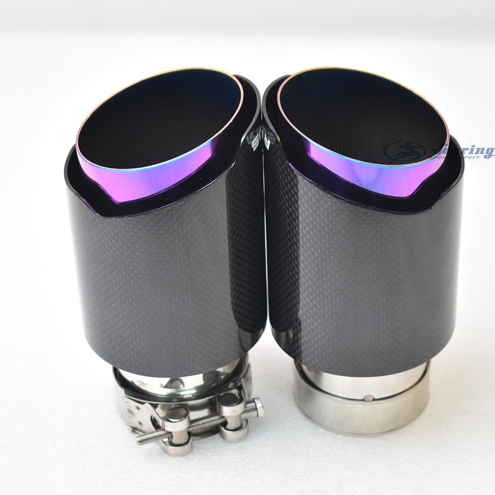 Car exhaust pipe tip