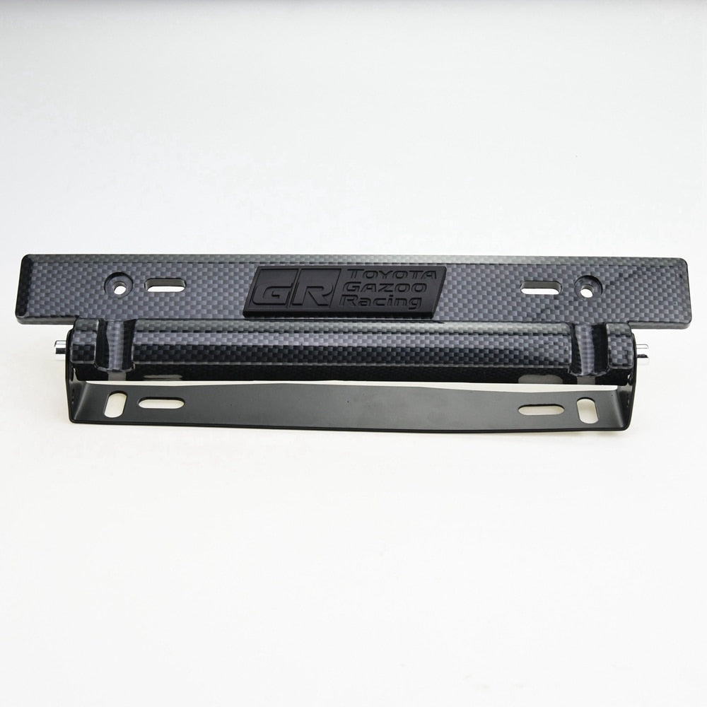 Universal adjustable license plate holder