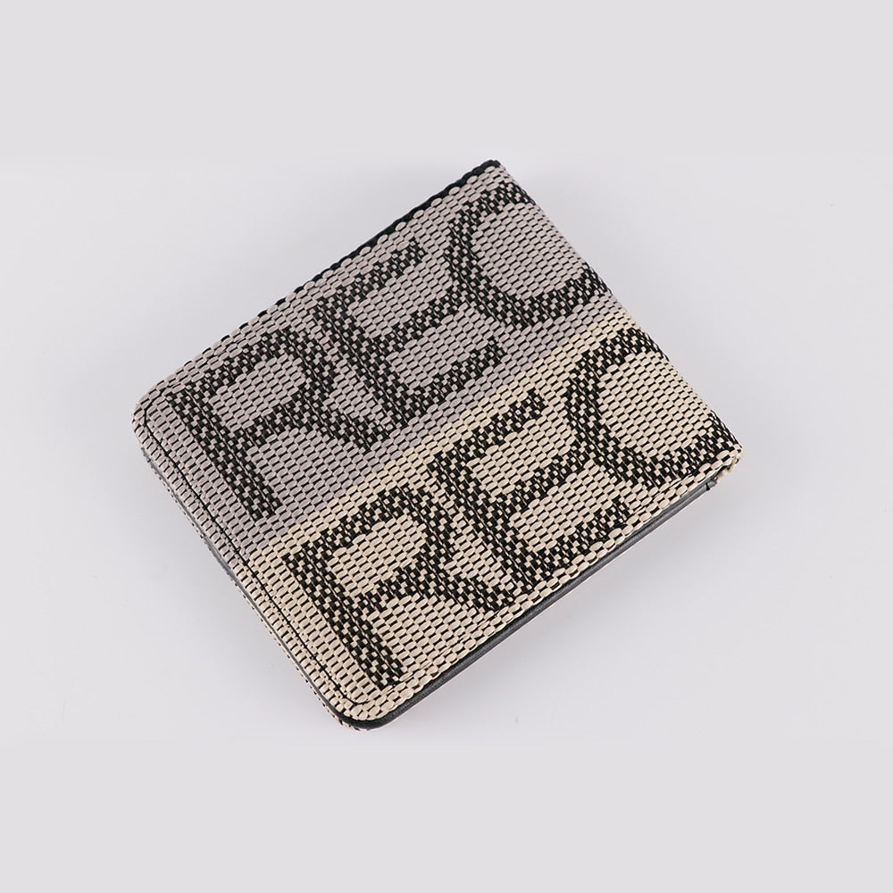 JDM Style RECARO Fabric Purse Wallet Racing Car Key Case