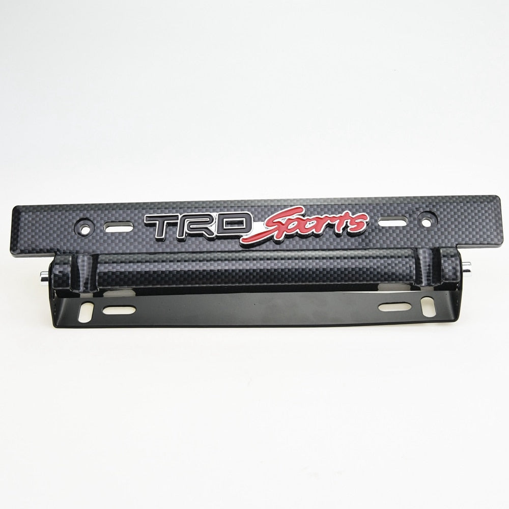 Universal adjustable license plate holder