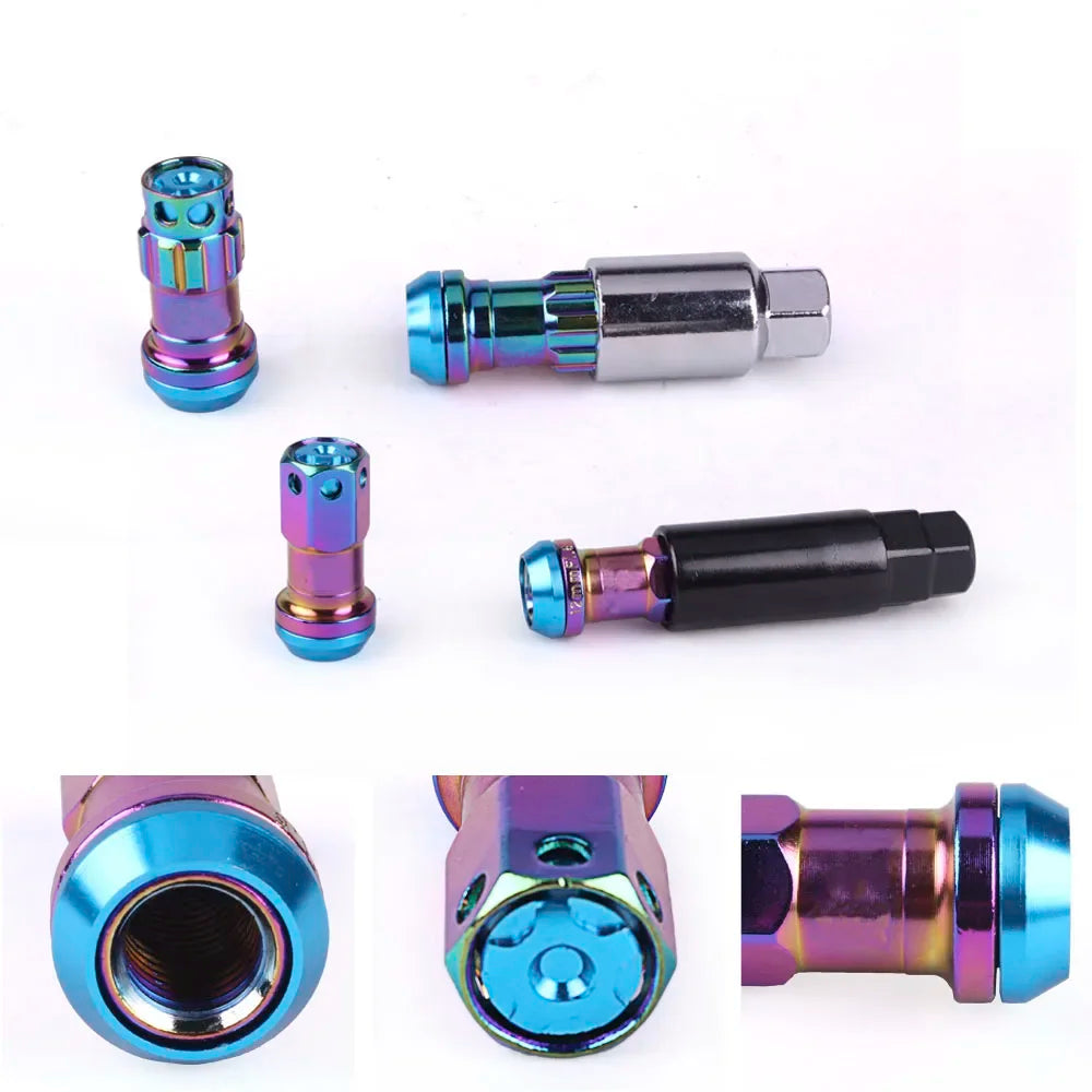 Wheel nuts with lock + 2 sets of safety keys