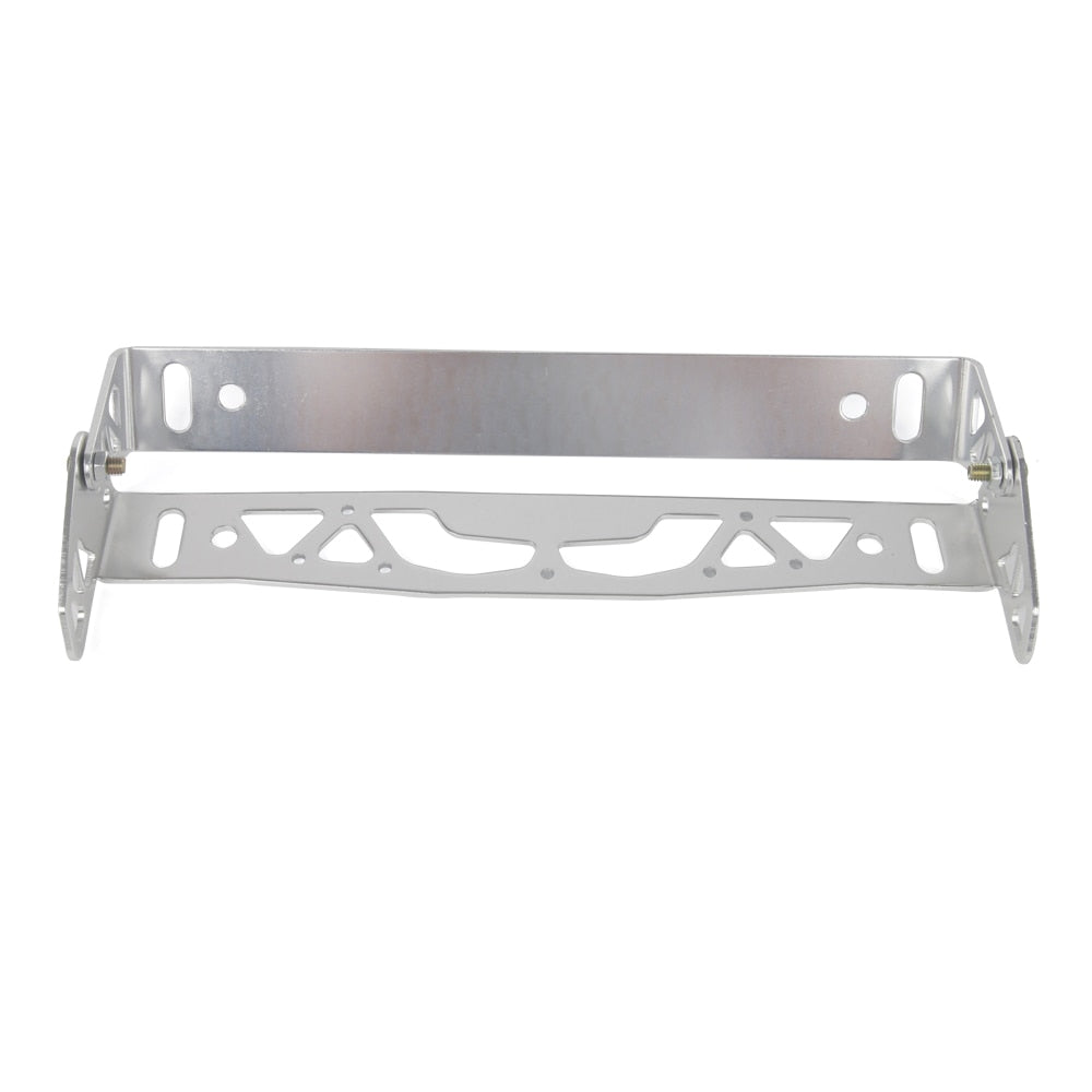 Universal aluminum car license plate frame holder
