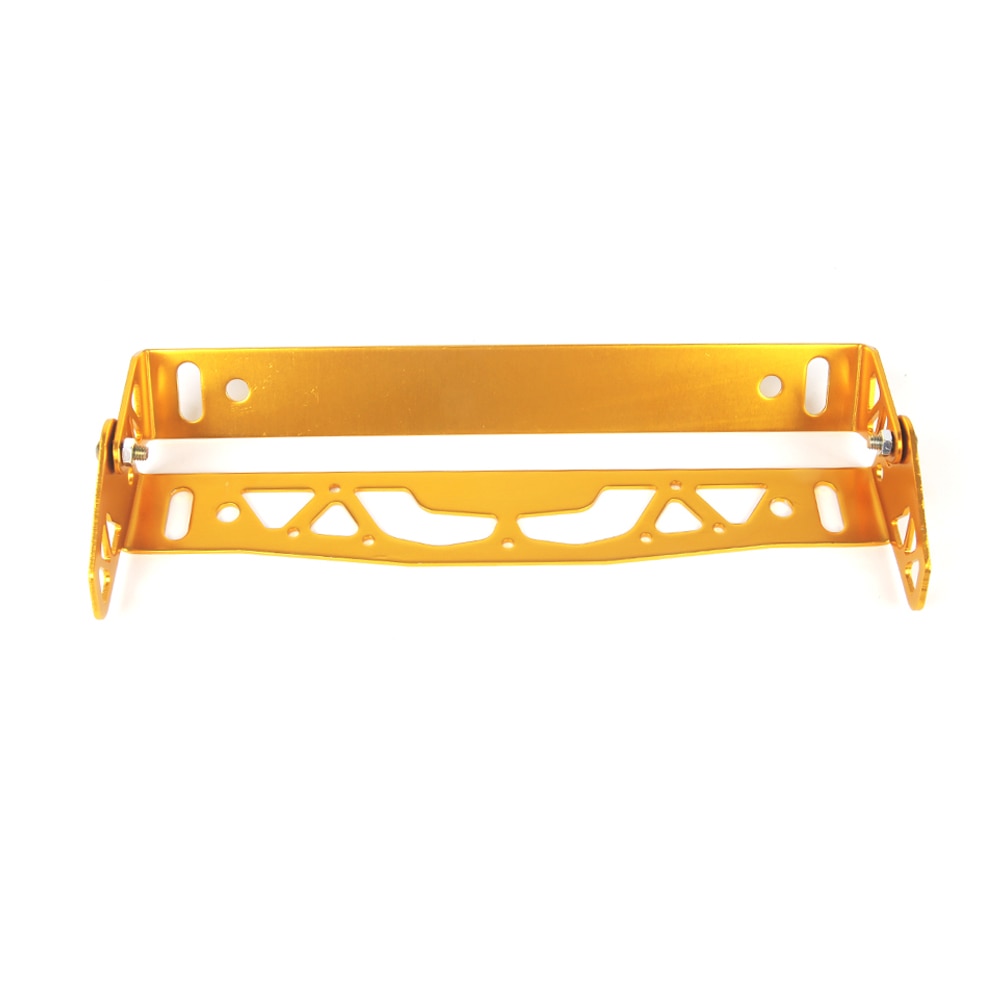 Universal aluminum car license plate frame holder