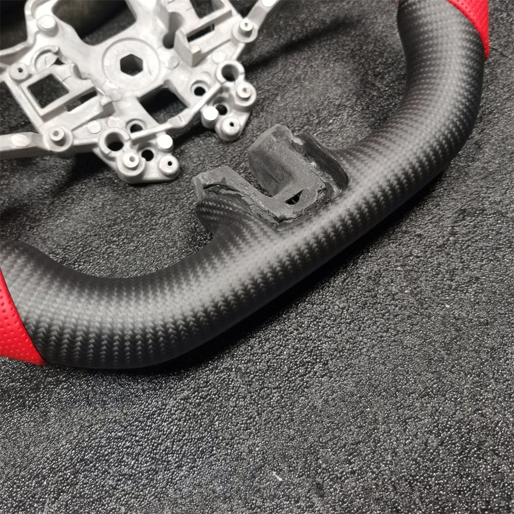 Carbon Fiber Steering Wheel Is Fit For Ford Mustang 2015-2019