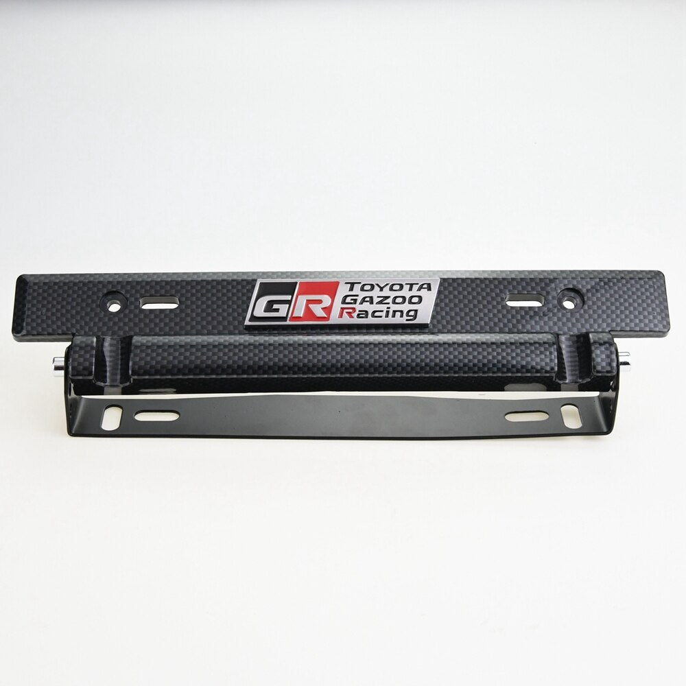 Universal adjustable license plate holder