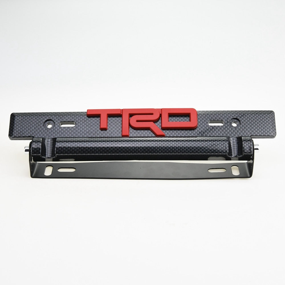 Universal adjustable license plate holder