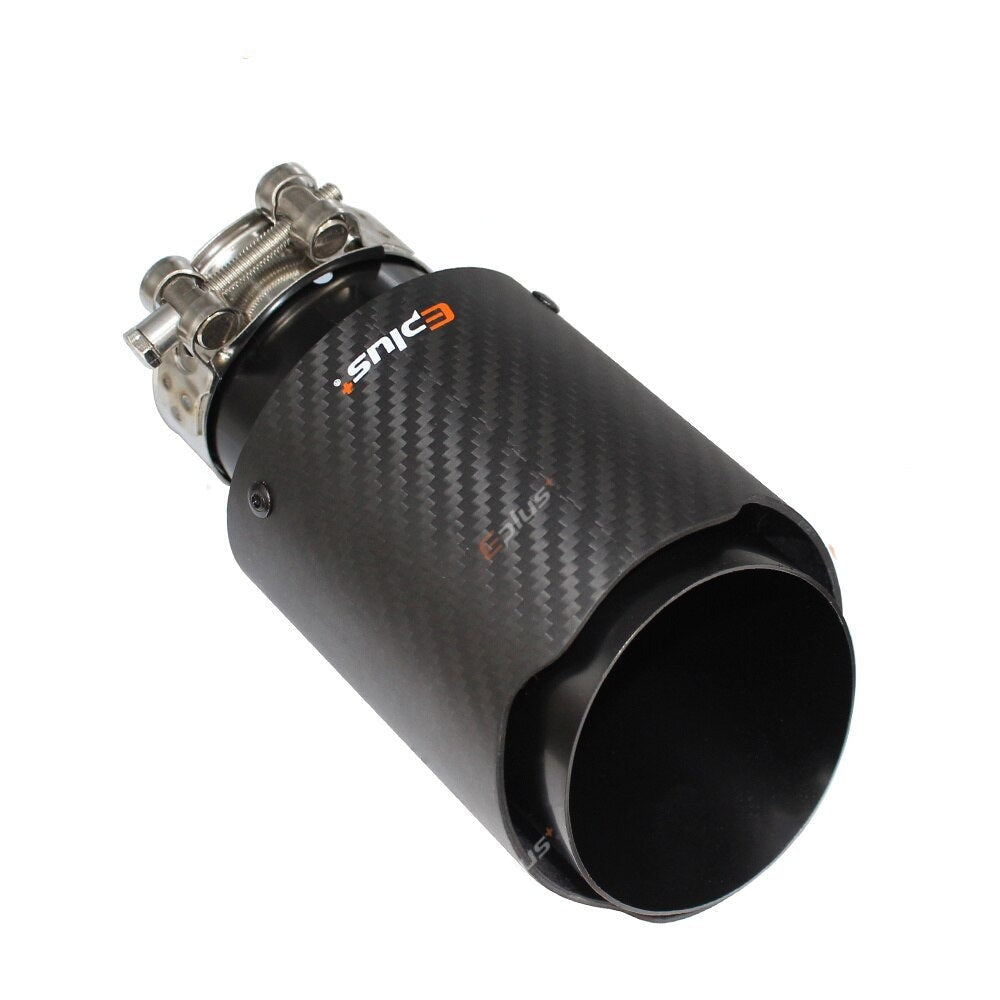 Automotive Brushed Carbon Fiber Muffler Tip
