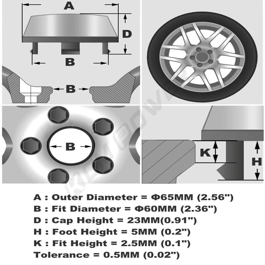 Sports center, rim caps