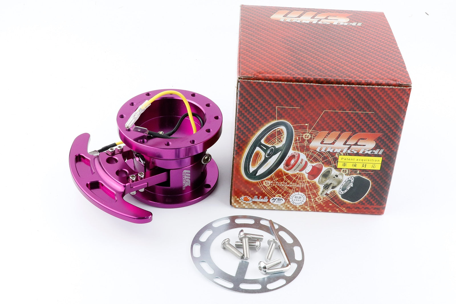 Steering wheel adapter Detachable, housing with latch