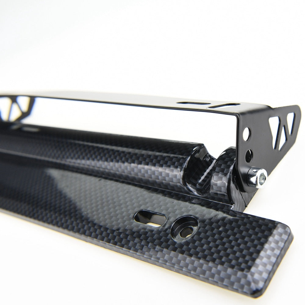 Universal adjustable license plate holder