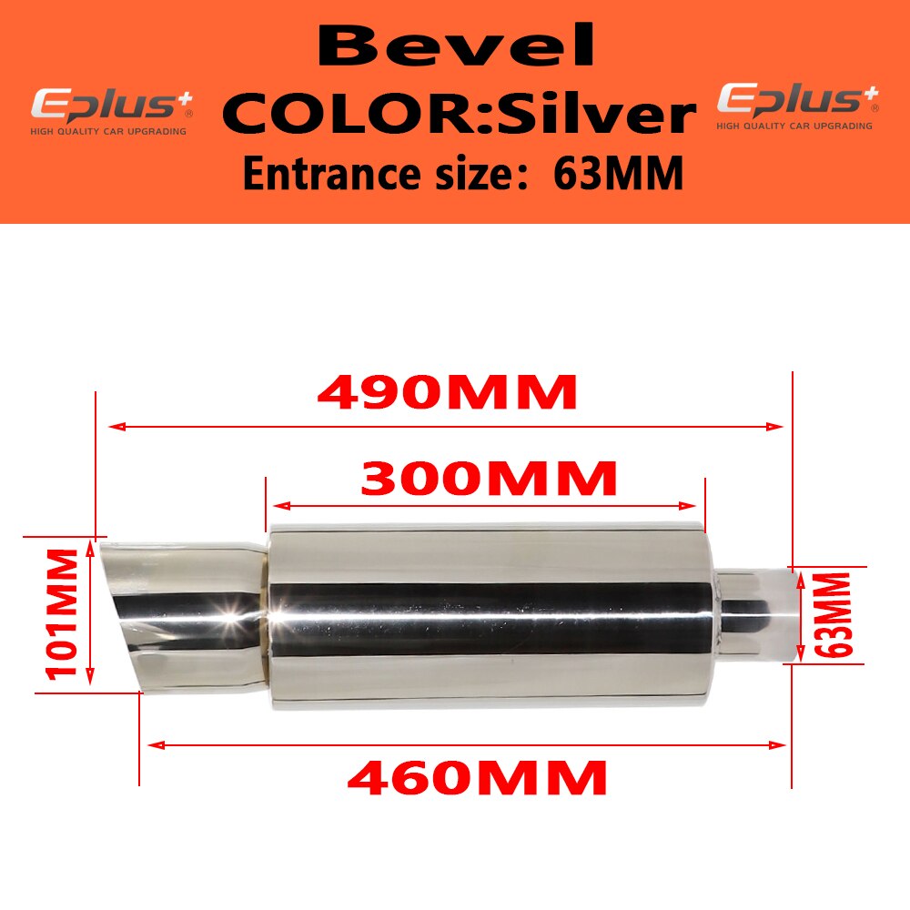 Automotive muffler universal high quality stainless steel