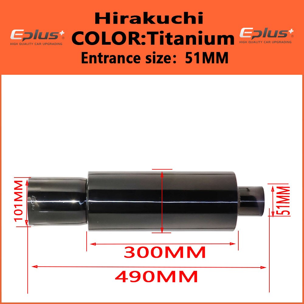 Automotive muffler universal high quality stainless steel