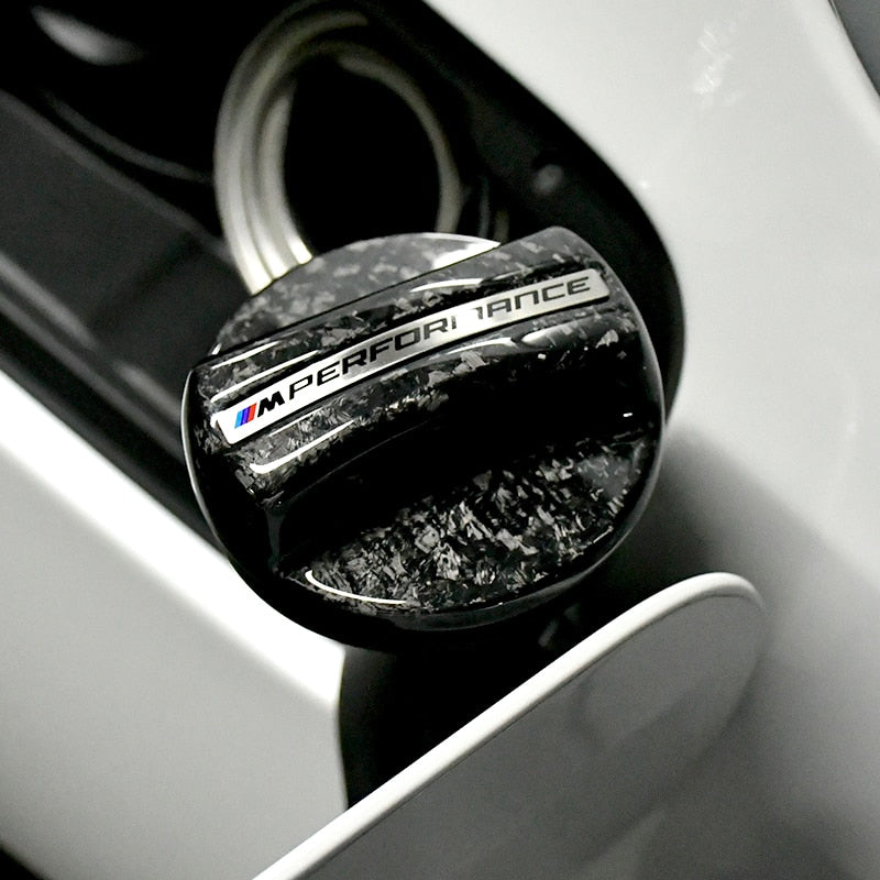 Dry carbon fiber fuel tank cap for BMW
