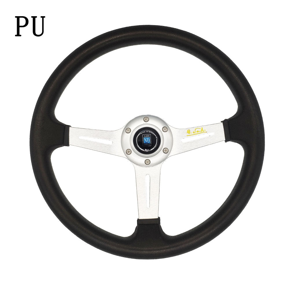 universal classic drift racing microfiber steering wheel
