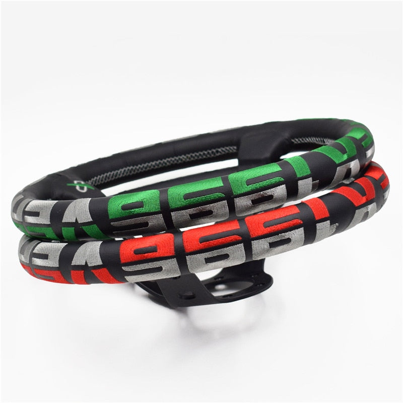 Vertex 1996 13inch Genuine Leather Embroidery Drift Sport Steering Wheel