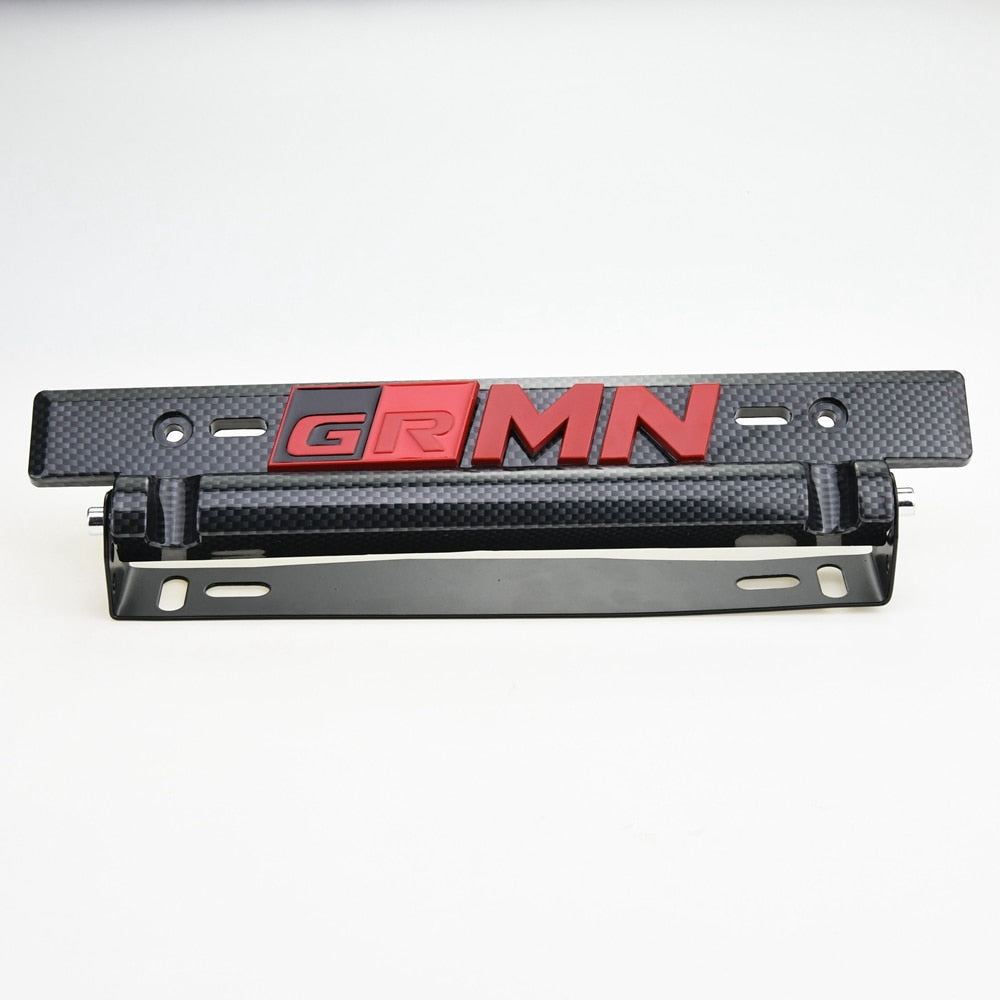 Universal adjustable license plate holder