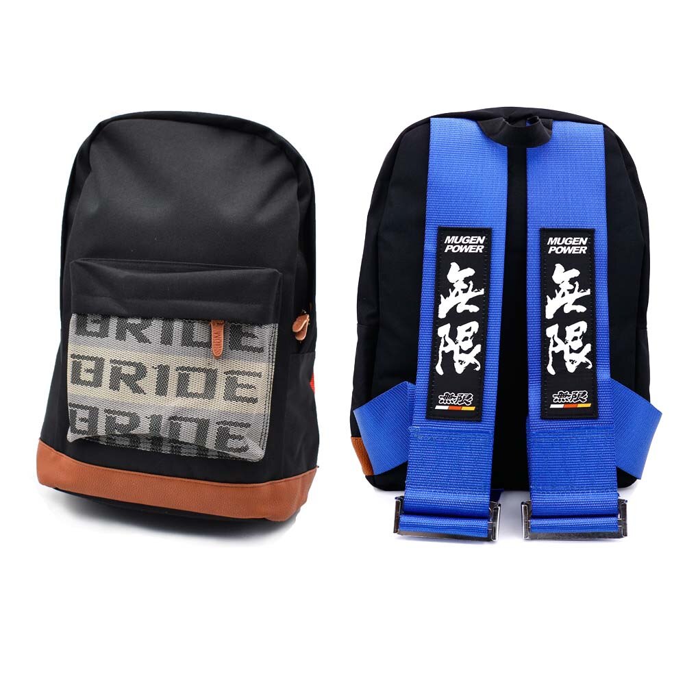 JDM style Mugen racing fabric backpack