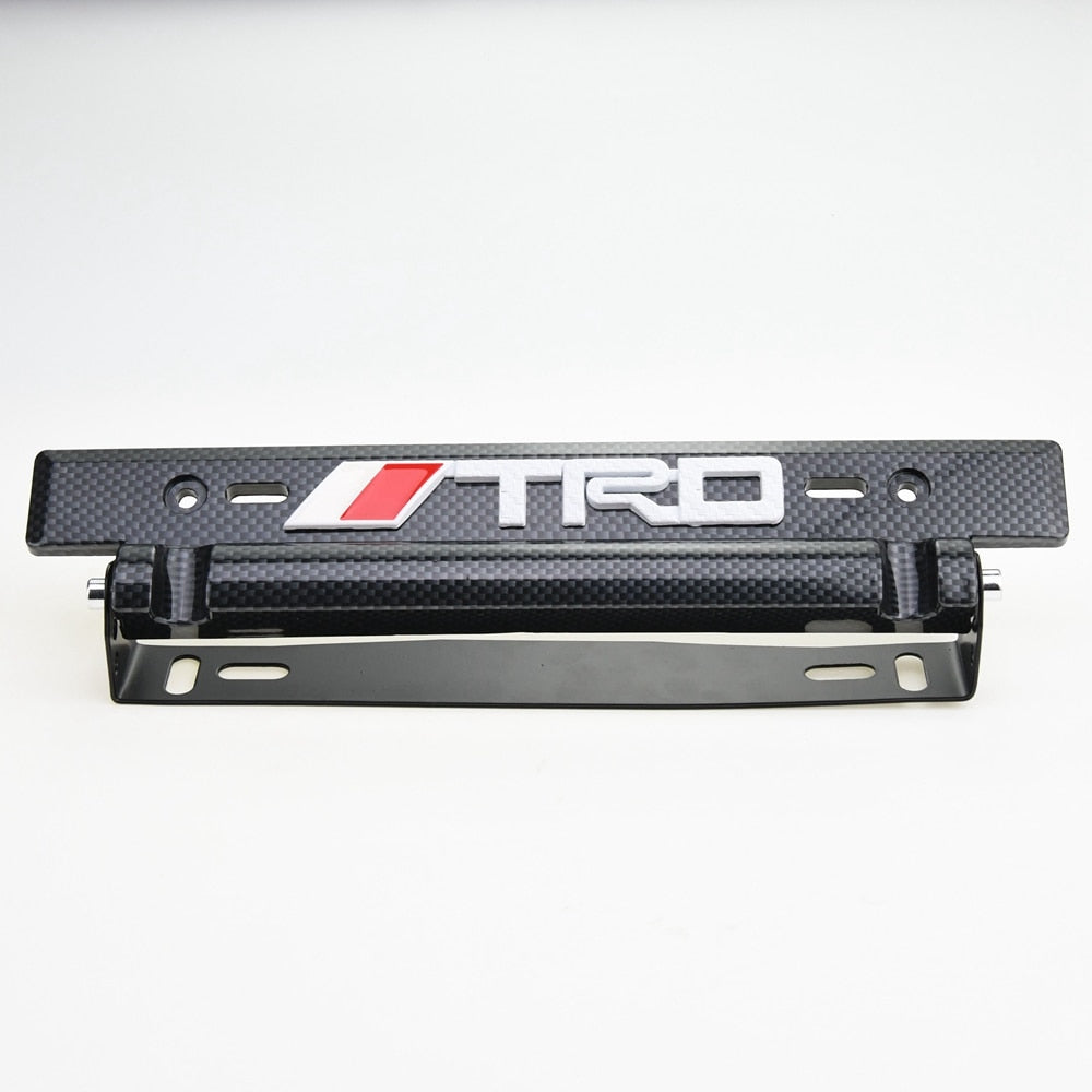 Universal adjustable license plate holder