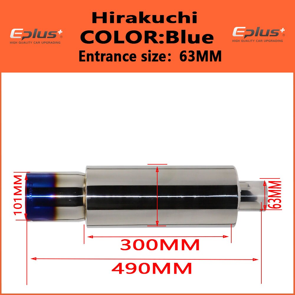 Automotive muffler universal high quality stainless steel