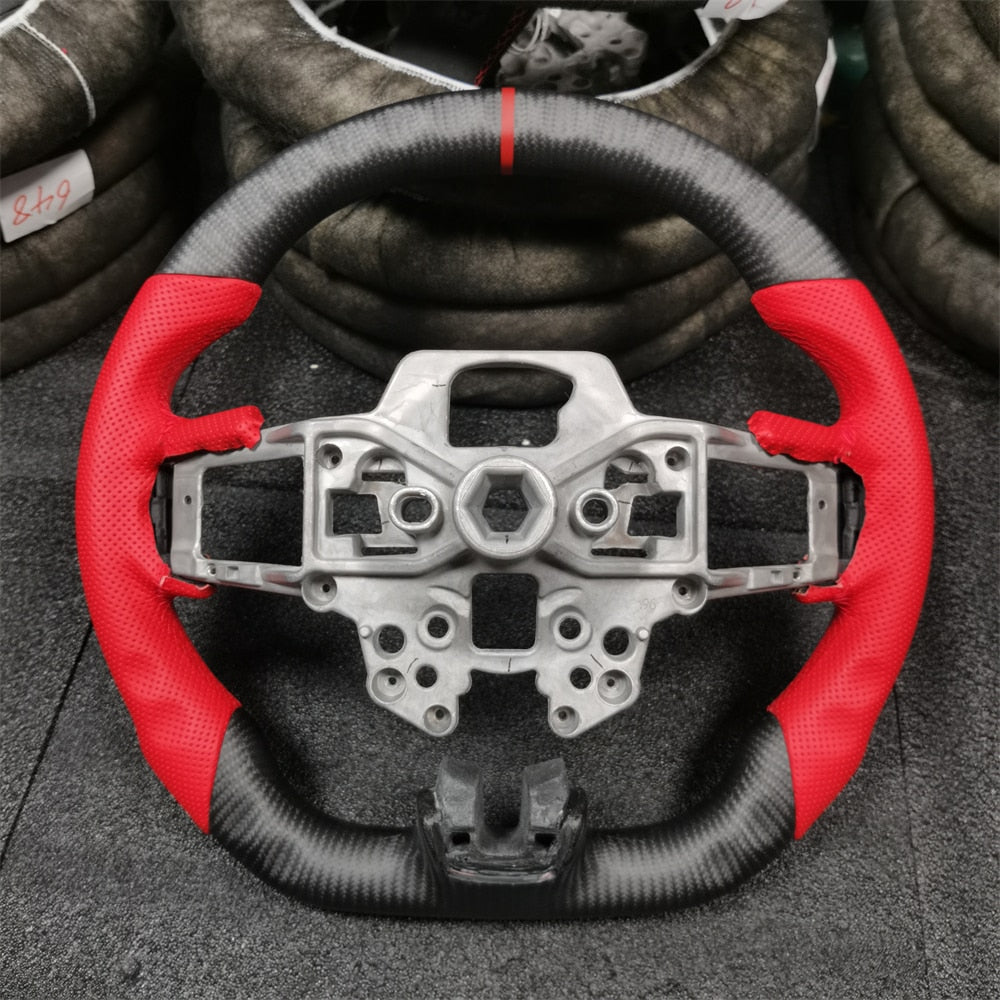 Carbon Fiber Steering Wheel Is Fit For Ford Mustang 2015-2019