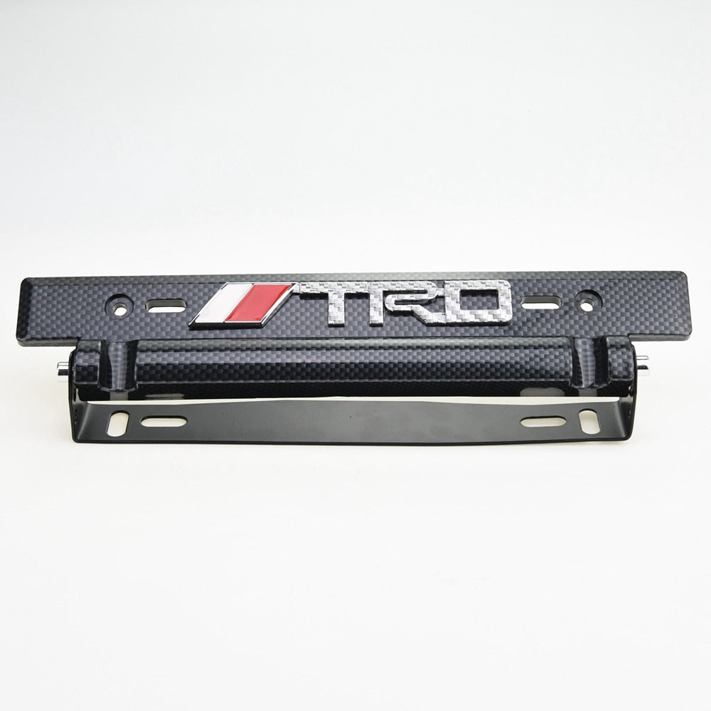 Universal adjustable license plate holder
