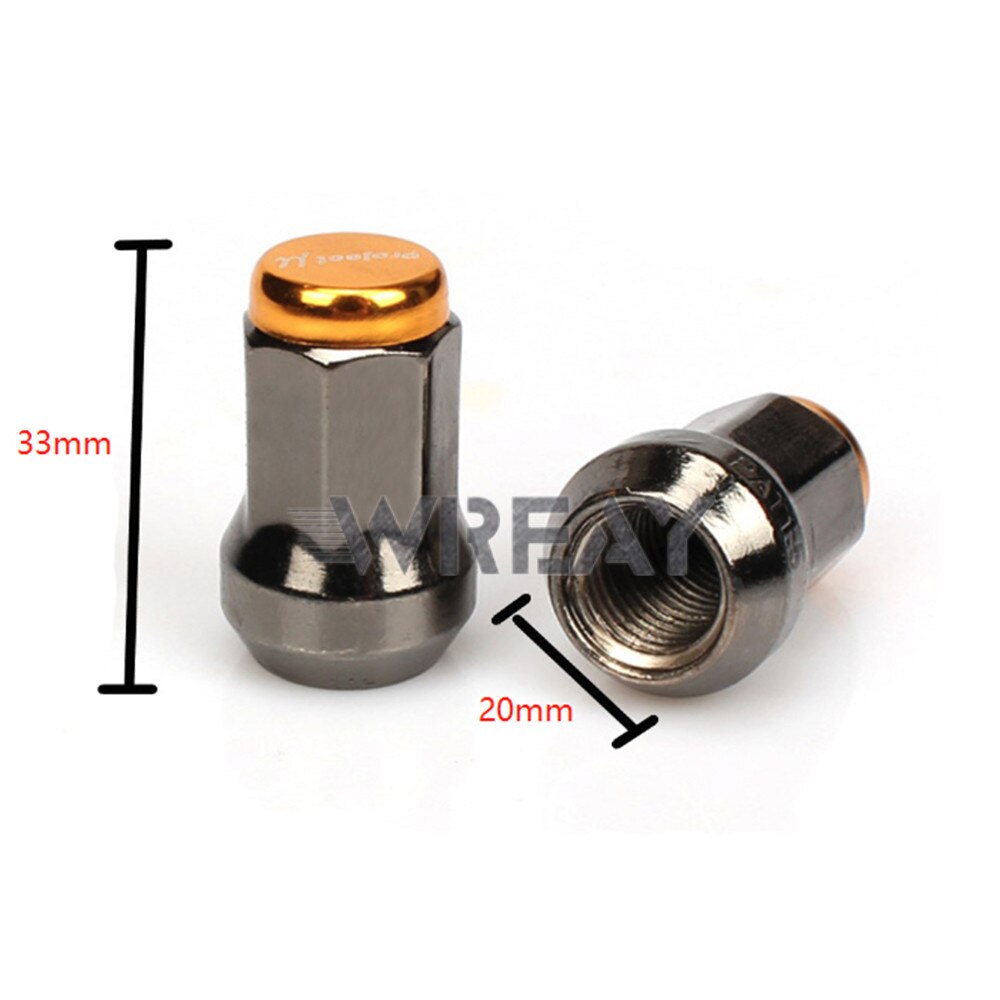 Composite steel wheel nuts M12x1.5/1.25