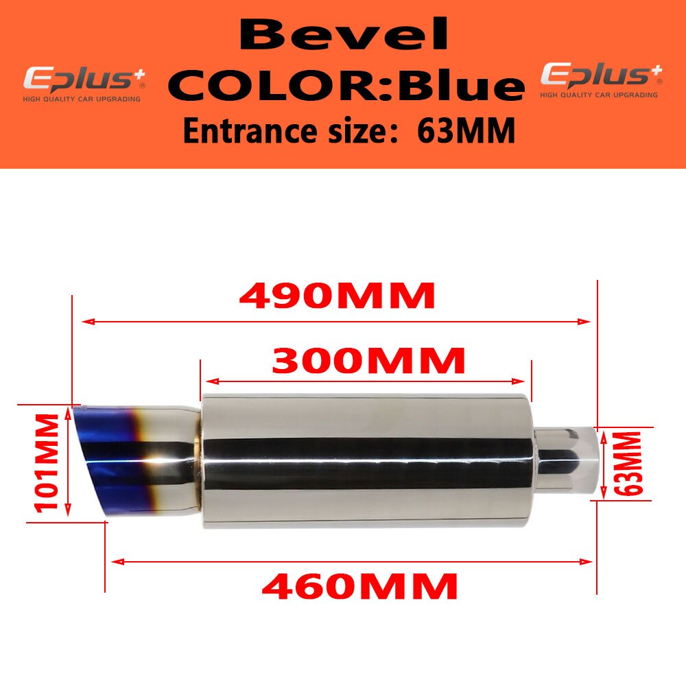 Automotive muffler universal high quality stainless steel