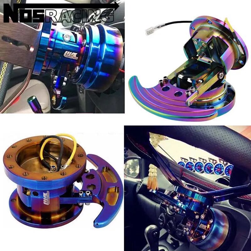 Universal Aluminum Quick Release Steering Wheel Adapter