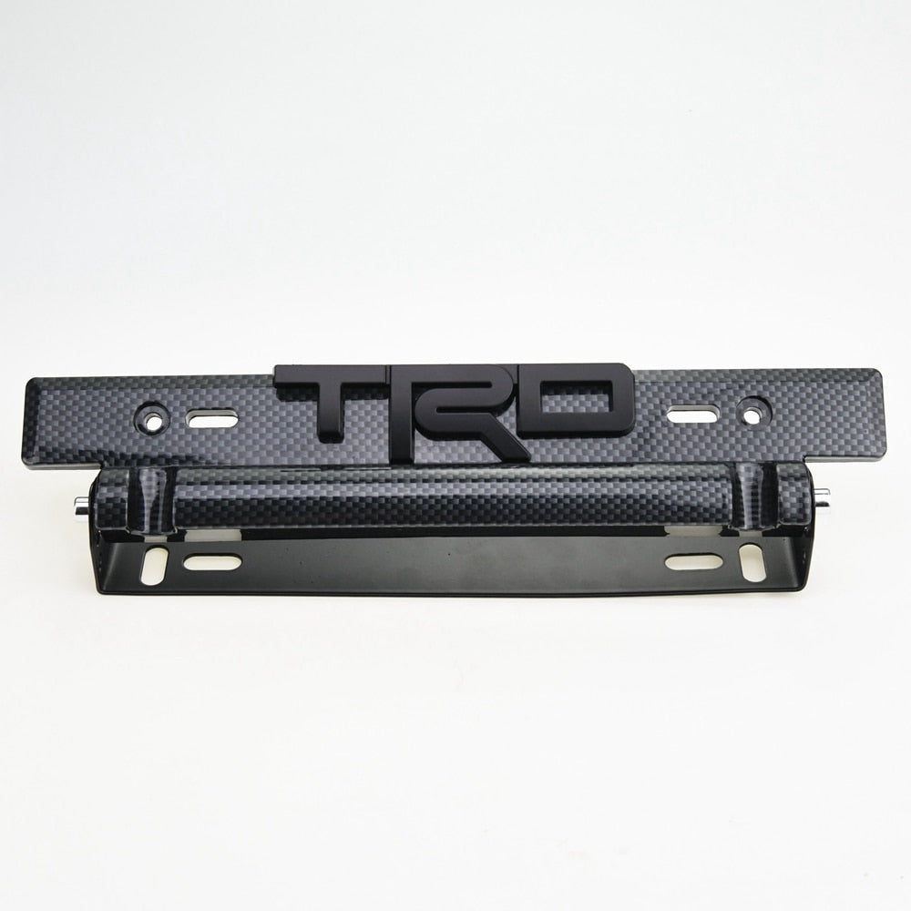 Universal adjustable license plate holder