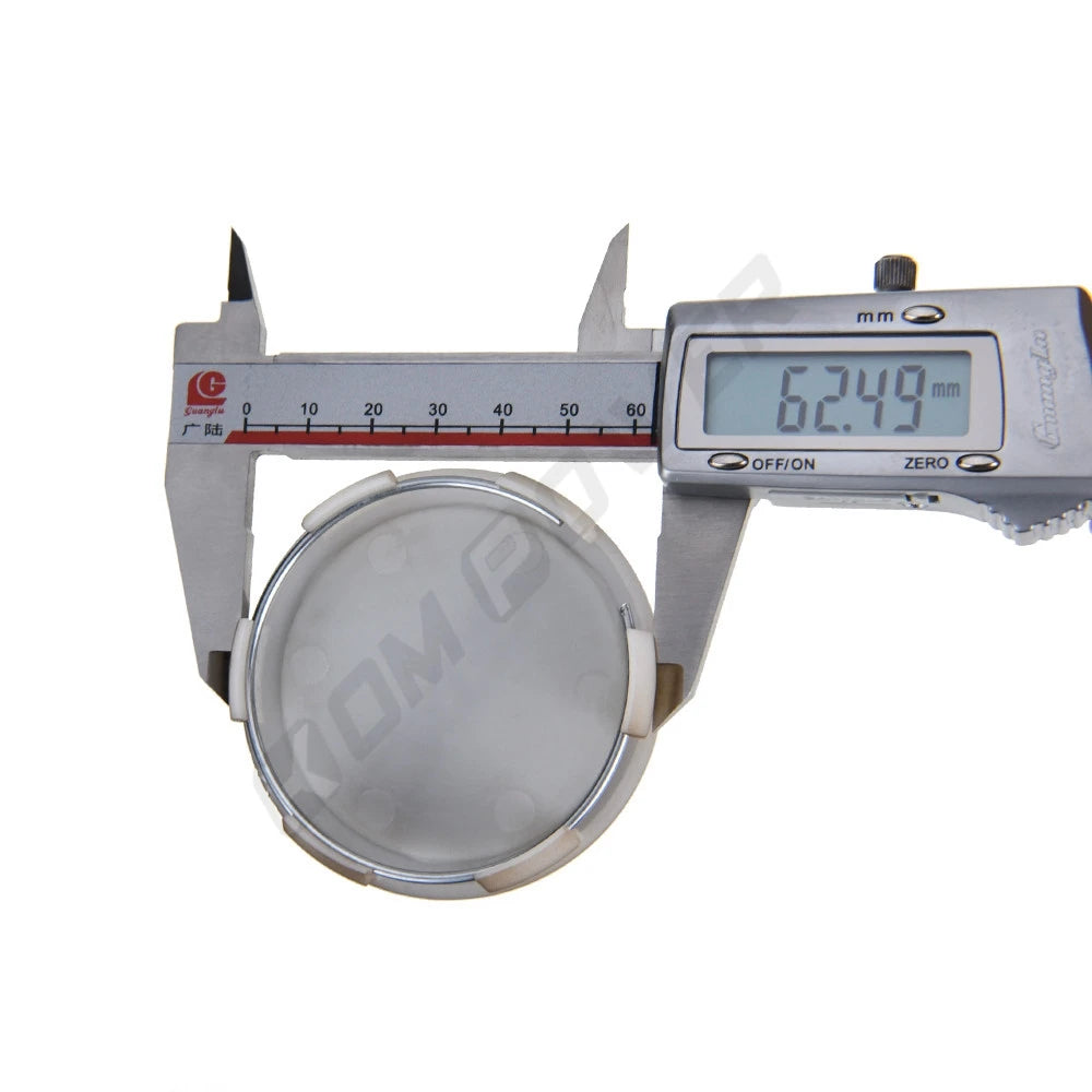 Wheel center cap with clamp