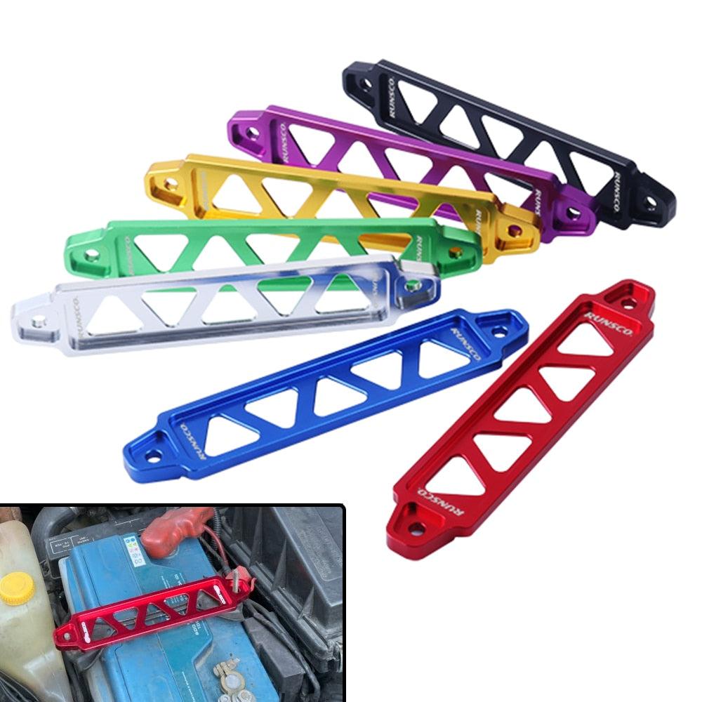 Aluminum car battery holder