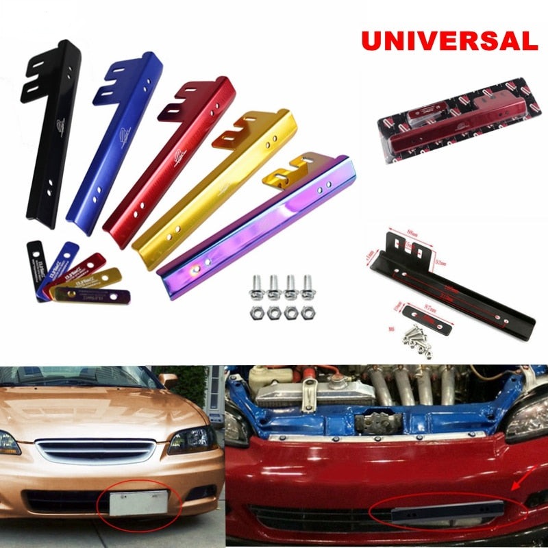 JDM aluminum license plate for Honda Civic