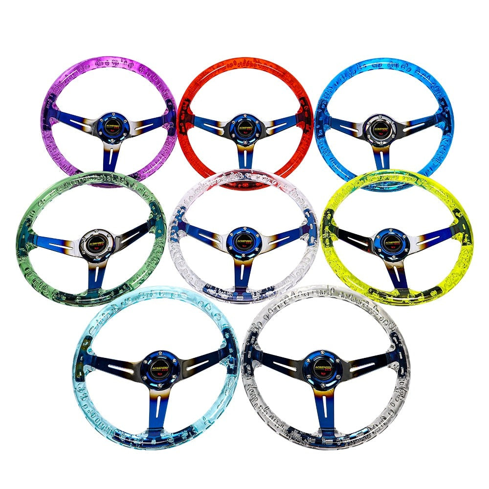 JDM Sport Racing acrylic steering wheel