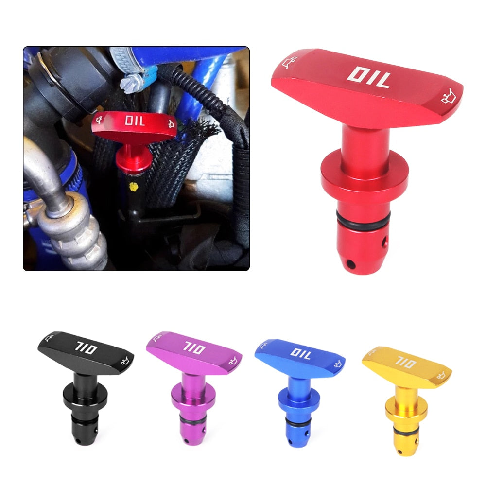 Aluminum oil dipstick