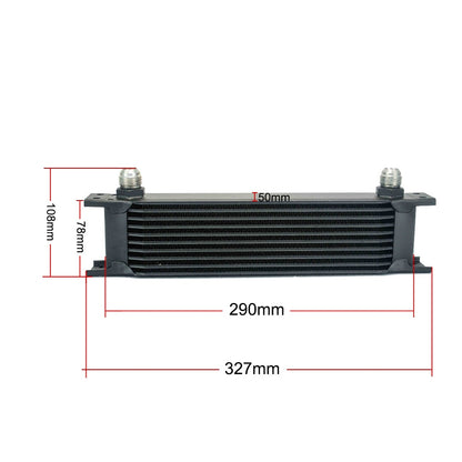 Universal 10-Row Oil Cooler Kit
