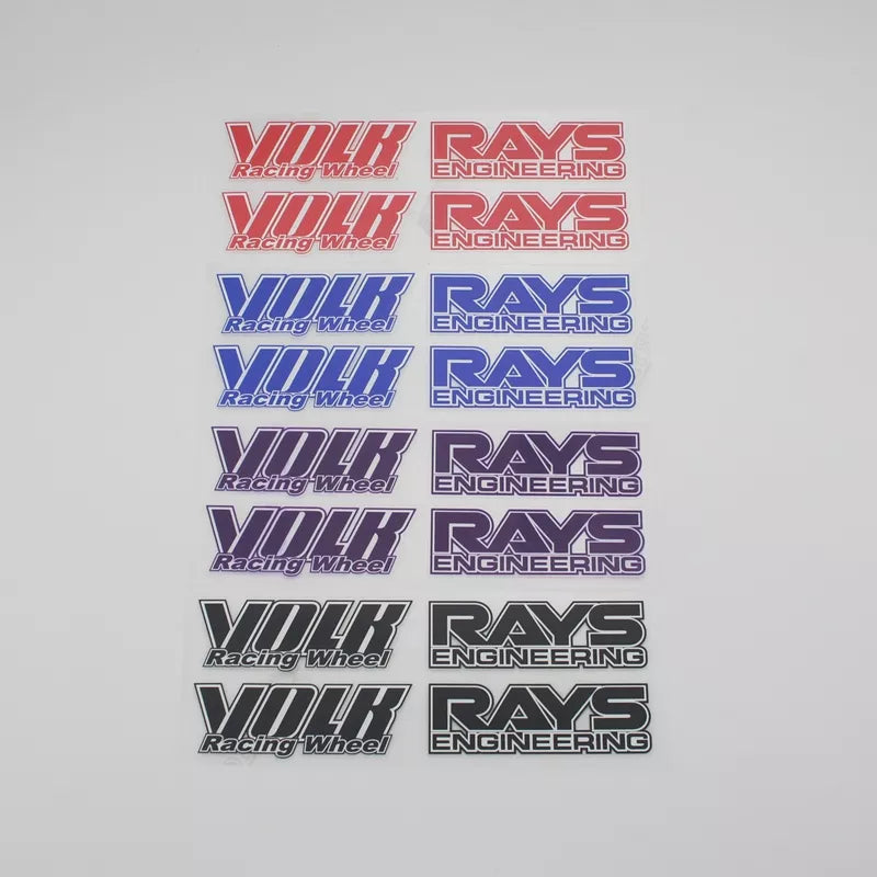 Car rim sticker