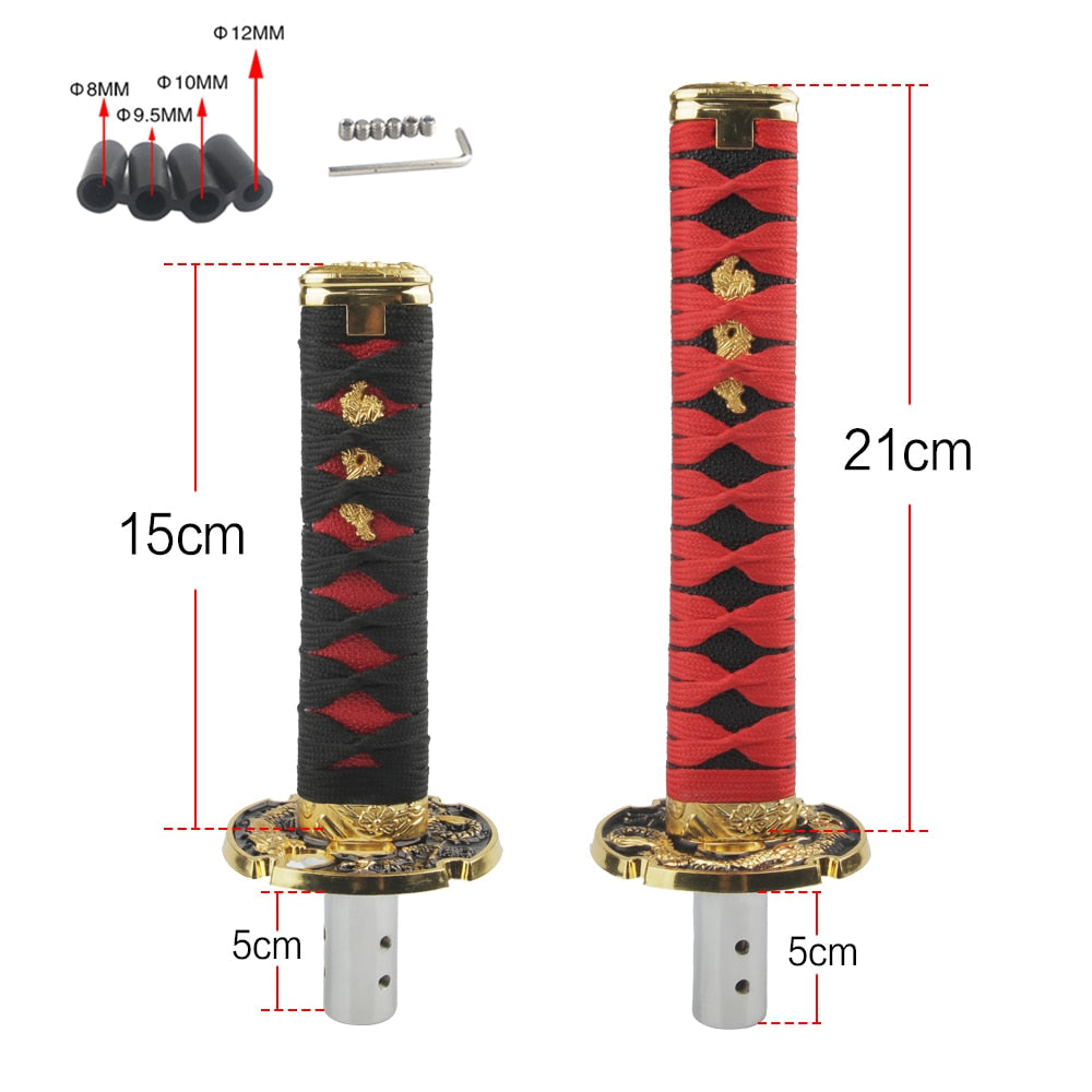 Universal samurai sword shift knob