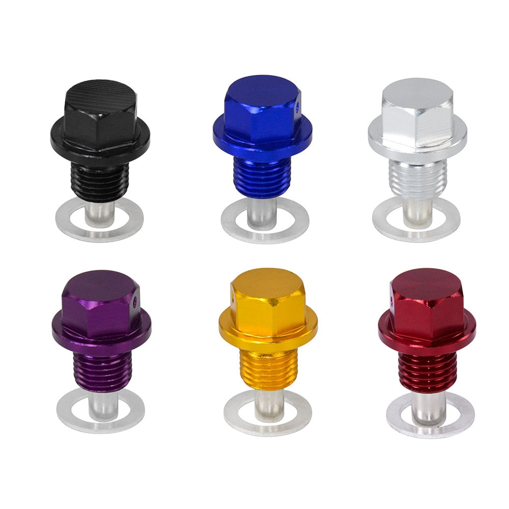 Magnetic oil drain nut
