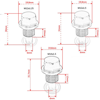 Magnetic oil drain nut
