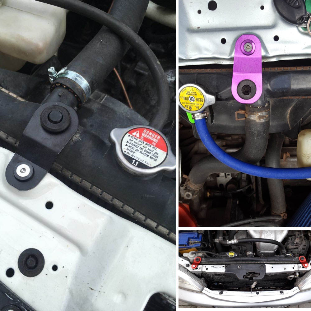 Aluminum Car Radiator Bracket for Honda Civic