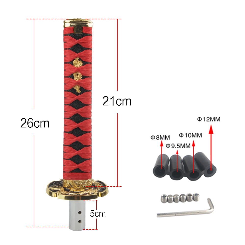 Universal samurai sword shift knob