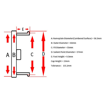 Center cover automotive universal