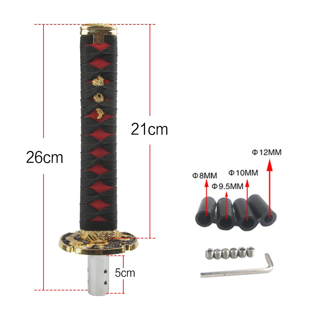 Universal samurai sword shift knob