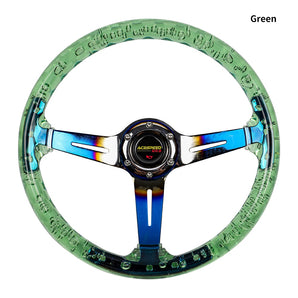 JDM Sport Racing acrylic steering wheel