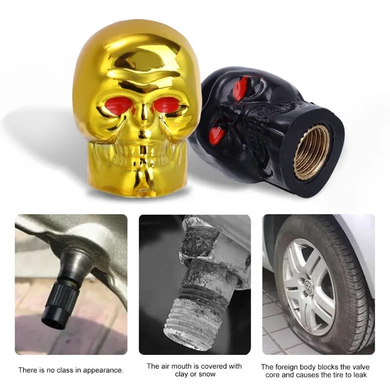 Universal valve cover with skull