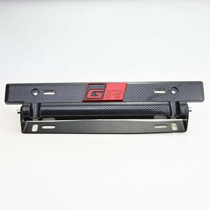 Universal adjustable license plate holder